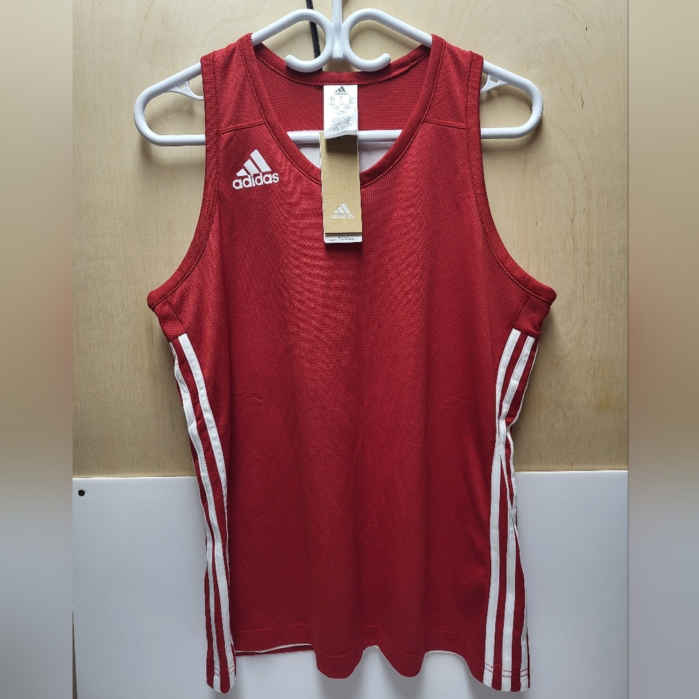 Mens Adidas 3G Sleeveless Reversible Basketball Jersey